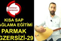 Kısa Sap Bağlama Egzersiz 29 (Pozisyonlardaki Komaları Pekiştirme)