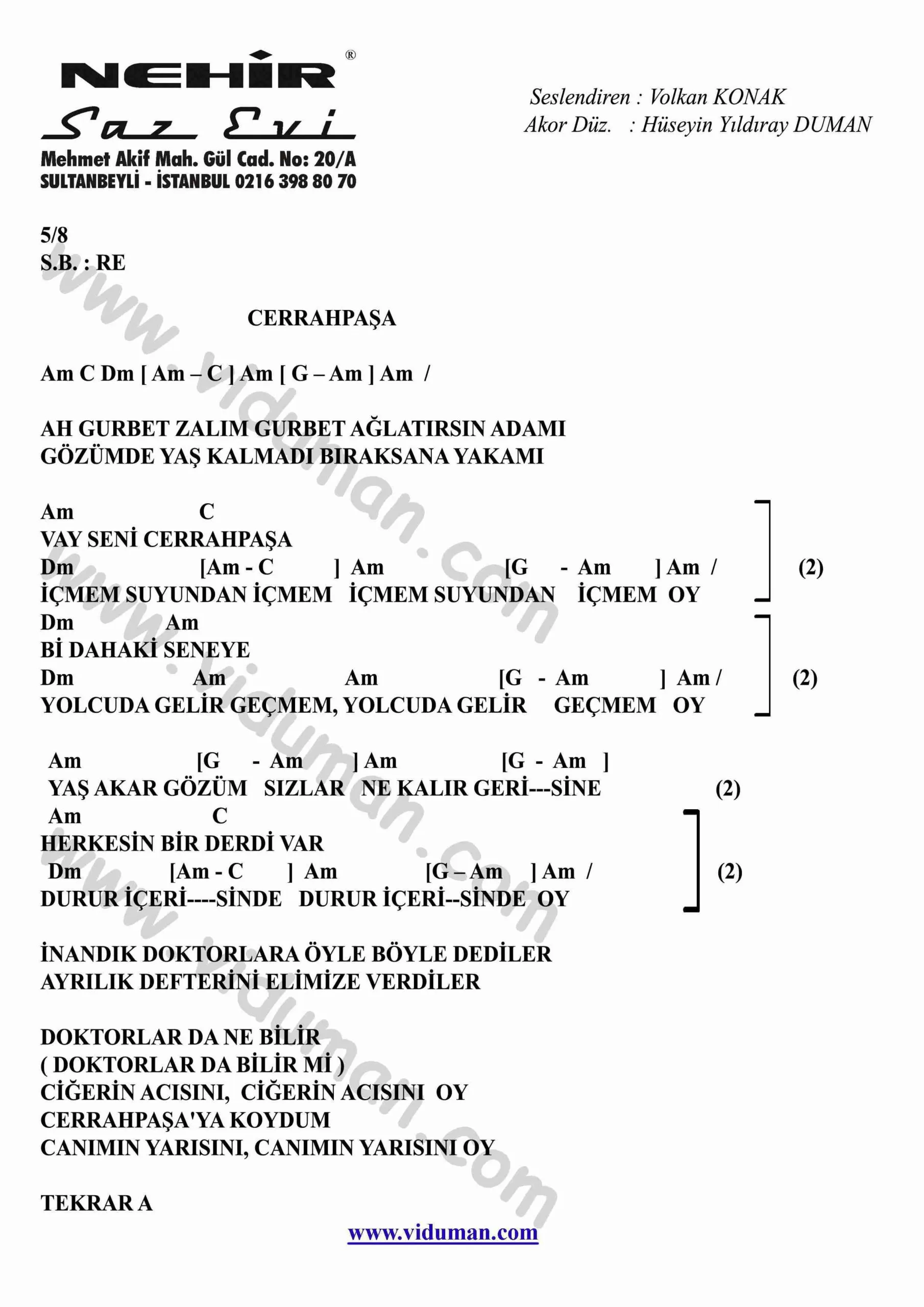 Cerrahpasa-Gitar-Ritim-Akorlari